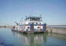 Casi 70.000 toneladas de productos fueron esclusados por Yacyretá en lo que va del mes