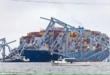 El FBI abrió una investigación penal por el accidente del buque que derribó el puente en Baltimore y dejó seis muertos