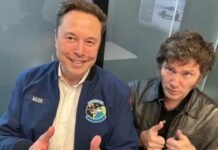 Javier Milei se reunió con Elon Musk y recorrió la planta de Tesla