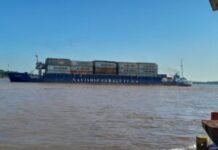 Dragado en punto crítico del río Paraguay permite el paso de importantes cargas