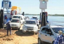 En Paraguay existen 35 pasos transversales fronterizos de los cuales solo funcionan 17 por falta de balsas