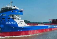 Así es este barco porta contenedores totalmente eléctrico con una batería de más de 50.000 kWh