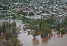 Inundaciones en el Litoral: baja el nivel del agua en Corrientes, pero en Concordia sigue la alerta