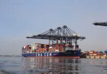 Puerto Lázaro Cárdenas recibe por primera vez a buque CMA CGM Boldness