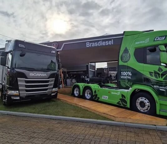 Scania presenta el 460R 6×2 propulsado 100% por biodiésel