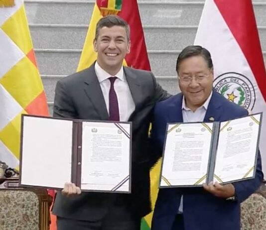 Presidentes de Paraguay y Bolivia acordaron fortalecer inversión en infraestructura física y logística