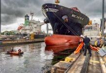 Derrame de combustible en el Canal