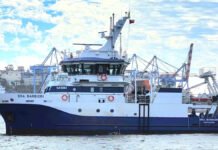 El buque chileno de investigación pesquera silenciosa de ASENAV