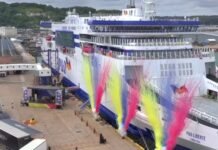 P&O Ferries bautiza nuevo barco híbrido P&O Liberté
