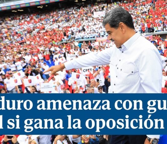 Maduro amenaza con «un baño de sangre» y «guerra civil» si gana la oposición