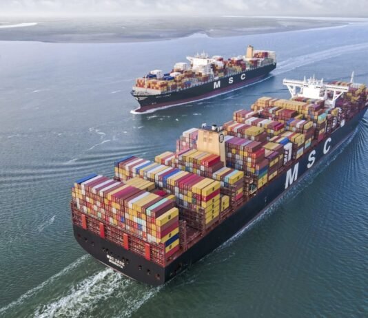 MSC supera las 6 millones de TEU de capacidad de carga y se adueña del 20% del transporte mundial de contenedores