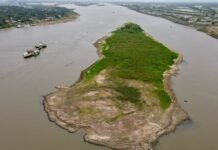 Nivel del río Paraguay rompe nuevo récord, menos 1 metro con 24 centímetros, registro nunca antes visto en el Río Paraguay