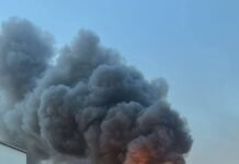 Incendio de gran magnitud consume tres depósitos de Centro Logístico NSA en Luque