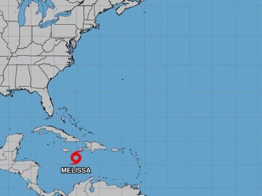 Tormenta tropical Melissa avanza por el Caribe y podría convertirse en huracán