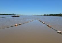 Tras la finalización del dragado en el Paso Queso, se aguarda autorización argentina para continuar con obras en la Vuelta Guaycurú