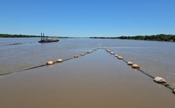 Tras la finalización del dragado en el Paso Queso, se aguarda autorización argentina para continuar con obras en la Vuelta Guaycurú
