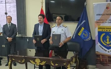 CAFYM y la Armada Paraguaya fortalecen la formación de marinos mercantes con simulador de navegación