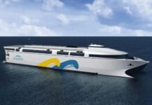 Buquebus presentó en Colonia los avances del “China Zorrilla”, el mayor ferry 100% eléctrico del mundo