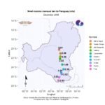El río Paraguay cerró diciembre con niveles desiguales a lo largo de su cauce