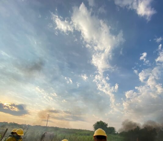 Incendio en la Isla San Francisco moviliza a equipos de respuesta en el río Paraguay
