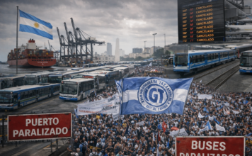 Argentina paraliza su transporte y puertos en nueva jornada de conflicto laboral contra la reforma impulsada por Milei