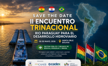 Bolivia acelera su apuesta estratégica por la Hidrovía Paraguay–Paraná y convoca a un encuentro trinacional clave en Santa Cruz