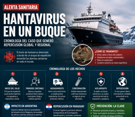 Hantavirus a bordo: cómo un buque desató una alerta sanitaria internacional