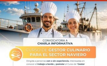 CAFYM impulsa una nueva oportunidad para ingresar al sector naviero: convocatoria abierta para hombres y mujeres interesados en la cocina a bordo