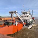 La draga japonesa DRM-5 Paraguay ya navega rumbo al país y arribaría a Pilar este viernes