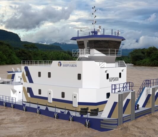 Royal T Shipyards fortalece su presencia en la Hidrovía con un nuevo remolcador KP5000 para un armador paraguayo