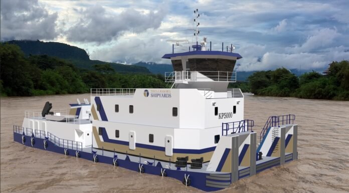 Royal T Shipyards fortalece su presencia en la Hidrovía con un nuevo remolcador KP5000 para un armador paraguayo