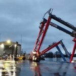 Colapso en Exolgan: el derrumbe de un muelle enciende las alarmas en la logística regional