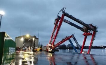 Colapso en Exolgan: el derrumbe de un muelle enciende las alarmas en la logística regional