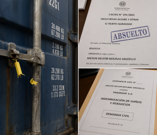 Tras ser absuelto, extripulante reclama indemnización a Paranave S.A. y denuncia graves consecuencias laborales y personales