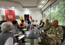 El avance de las aguas moviliza a las Fuerzas Armadas ante el riesgo de inundaciones en Paraguay