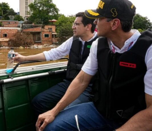 Peña visita zonas inundadas en Ciudad del Este y refuerza la asistencia a unas 450 familias